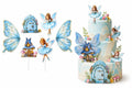 Enchanted Fairy Garden Topper Set