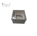 1 Cavity Transparent Lid Cupcake Box
