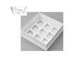 9 Cavity Transparent Lid Cupcake Box