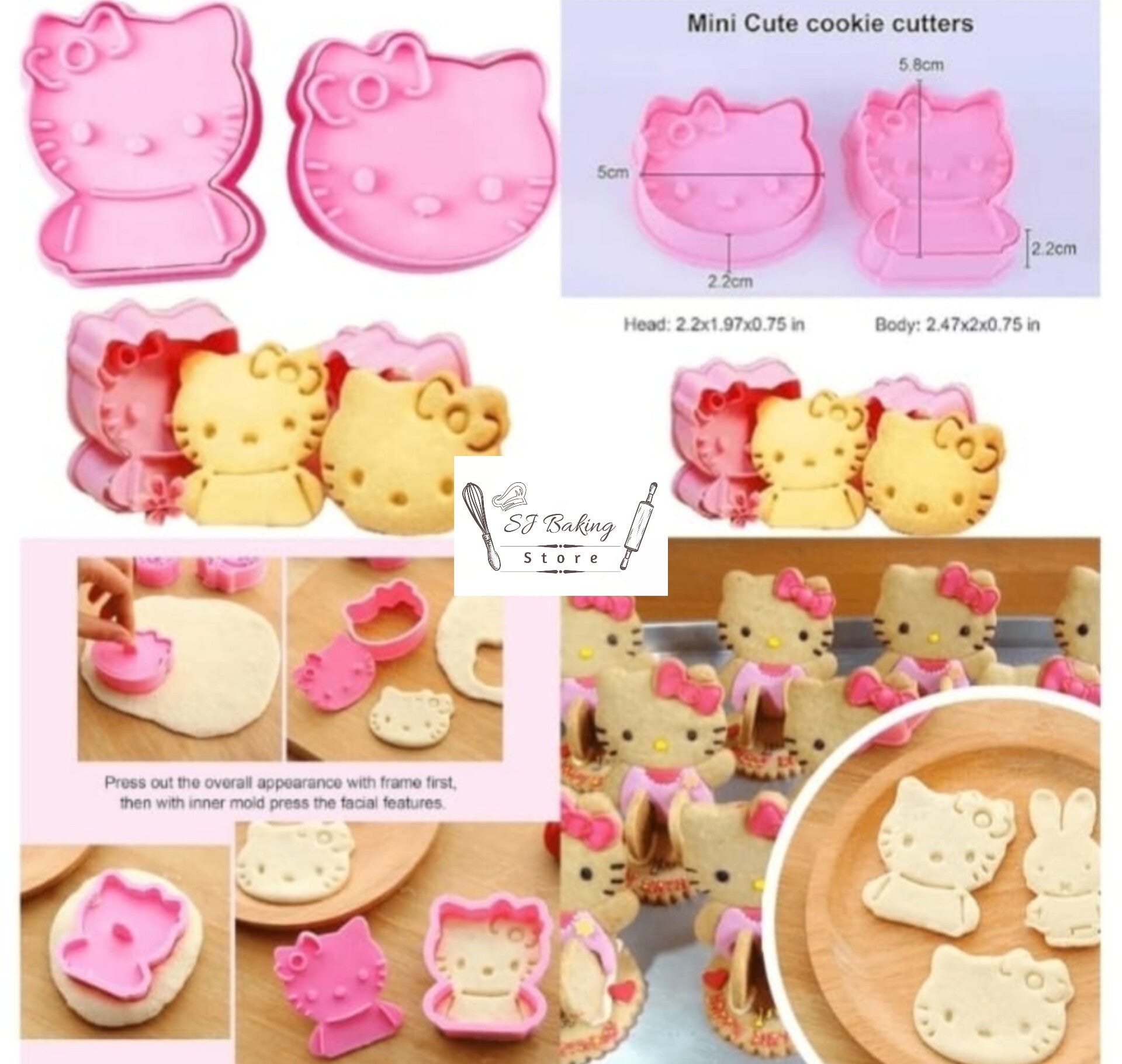 Kitty Fondant & Cookie Cutter