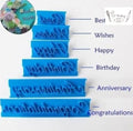 6pcs Best Wishes Cutter Set
