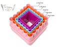 5pcs Square Cookie Cutter