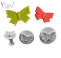 3pcs Butterfly Plunger Cutter