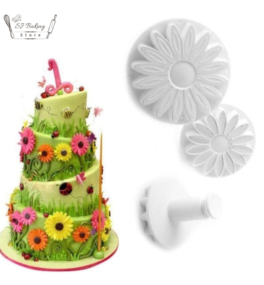3pcs Sunflower Plunger Cutter