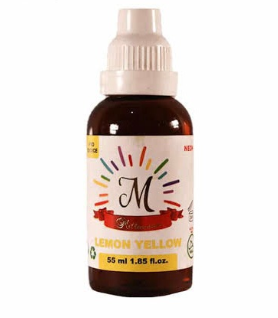 Millennium Lemon Yellow Liquid Color 55ml