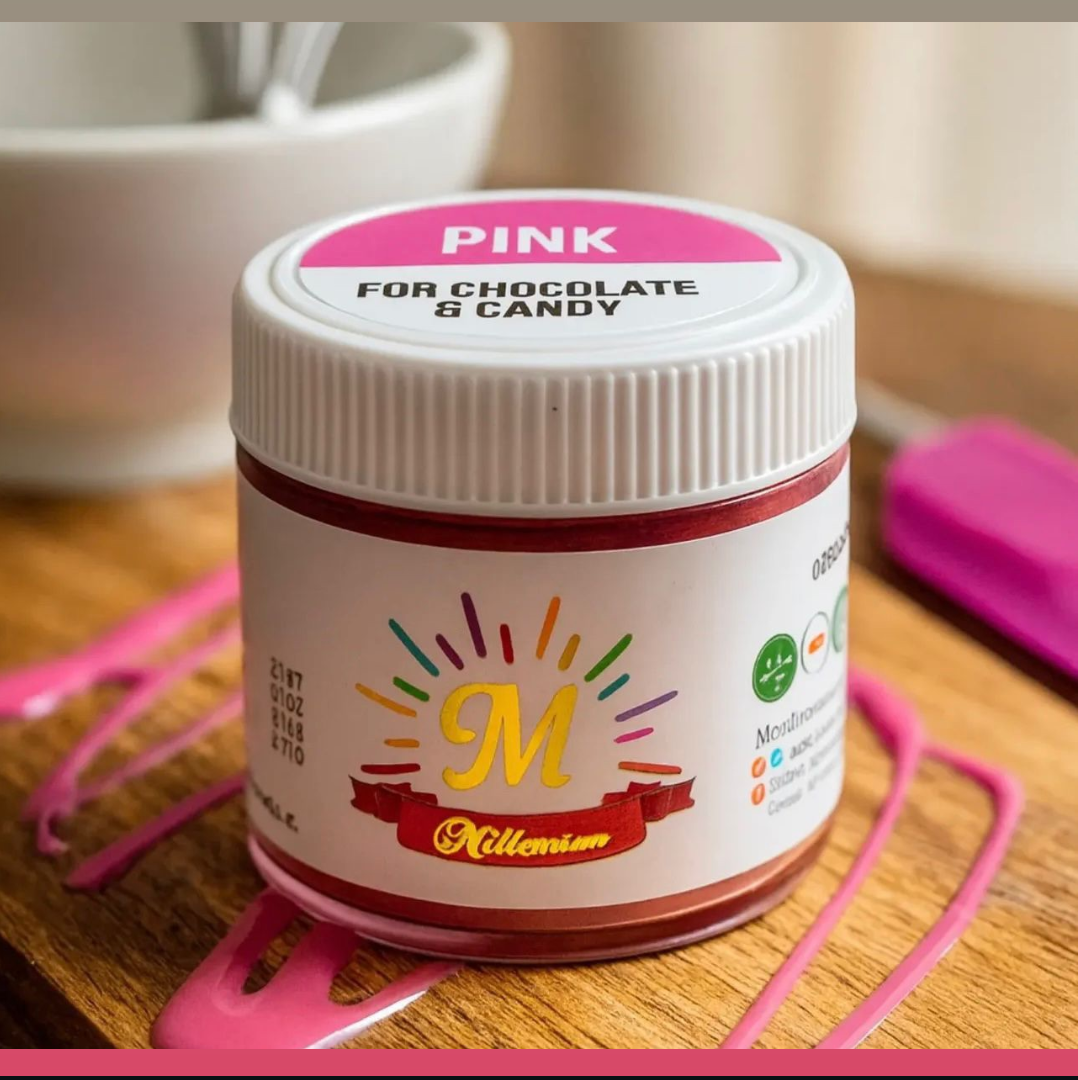Millennium Pink Chocolate & Candy Powder Color 15gm