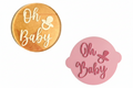 Oh Baby Fondant Acrylic Stamp
