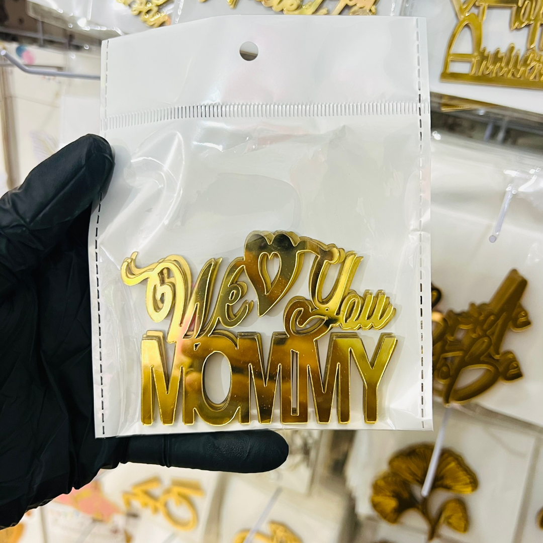 Mother's Day Acrylic Tags Pack of 5 (design 4)