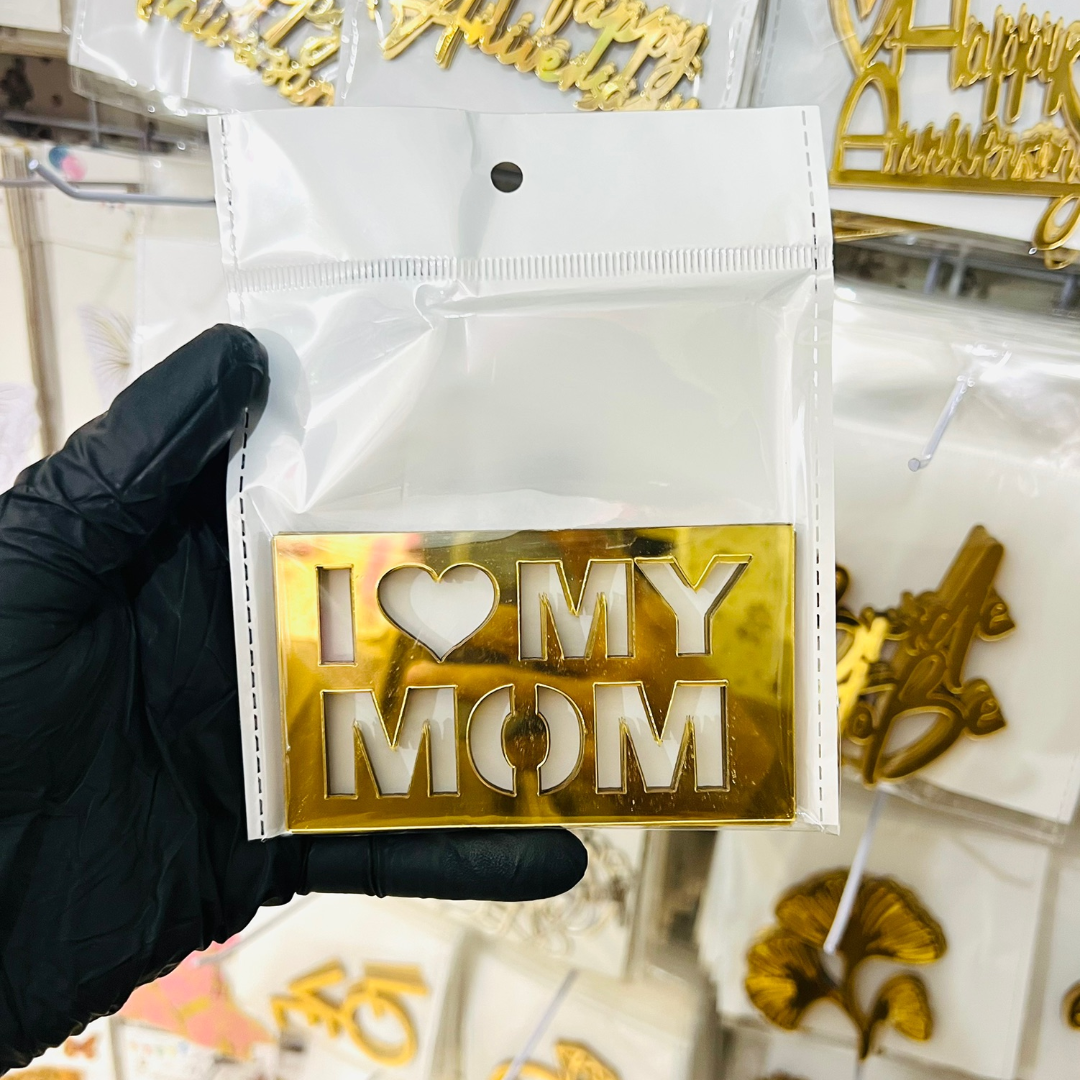 Mother's Day Acrylic Tags Pack of 5 (design 3)