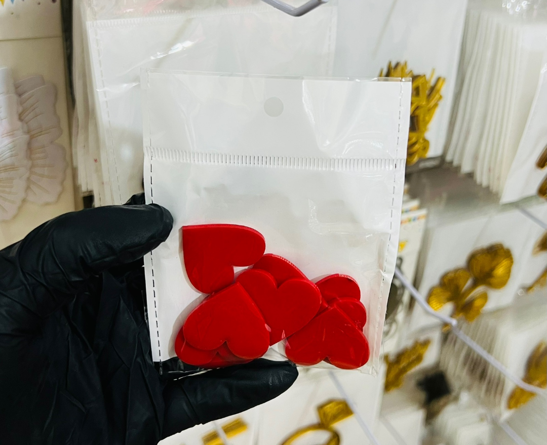 Mini Red Acrylic Heart