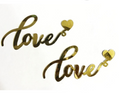 Love Acrylic Tag Pack of 5 (design 1)