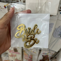 Bride To Be Acrylic Tags Pack of 5 (design 1)