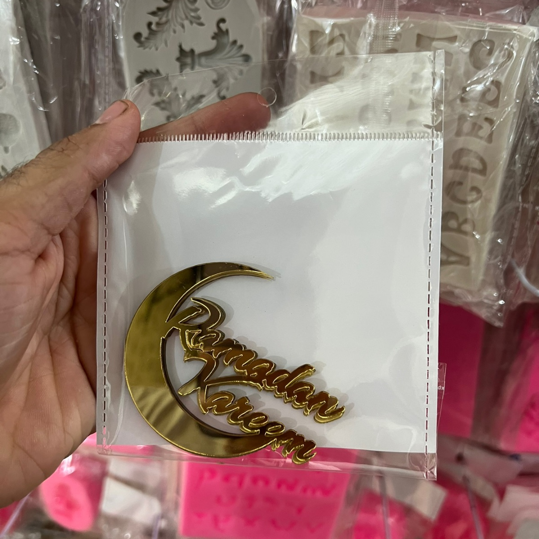 Ramandan Kareem Acrylic Tag Pack of 5 (design 1)