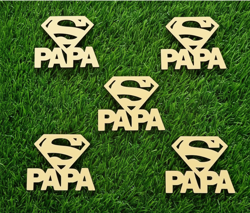 Father's Day Acrylic Tags (design 2) pack of 5