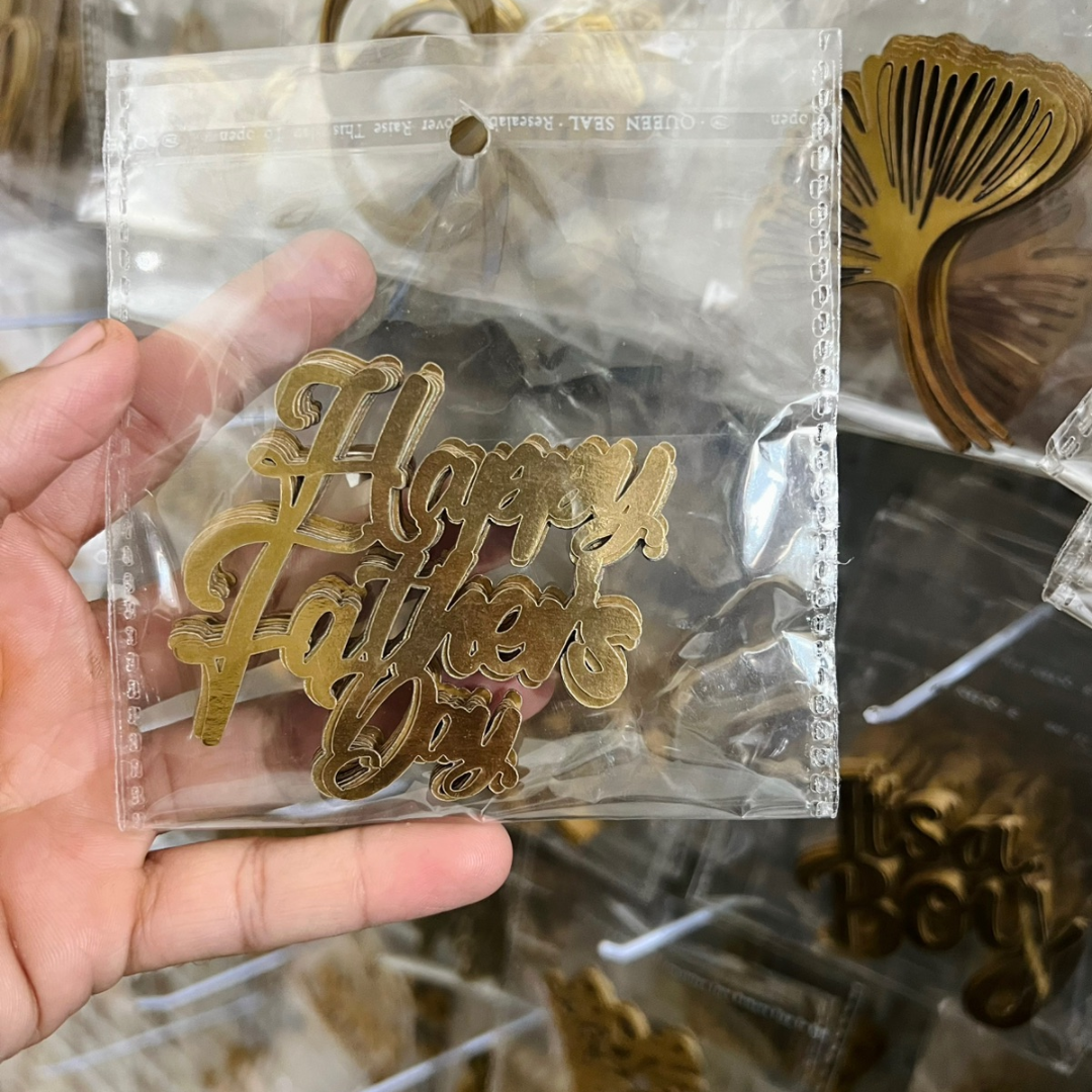 Father's Day Paper Cutout Tags (Pack of 10Pcs)
