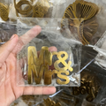 MR & MRS Paper Cutout Tags (Pack of 10Pcs)