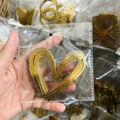 Single Heart  Paper Cutout Tags (Pack of 10Pcs)
