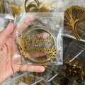 Nikkah Mubarak Paper Cutout Tags (Pack of 10Pcs)