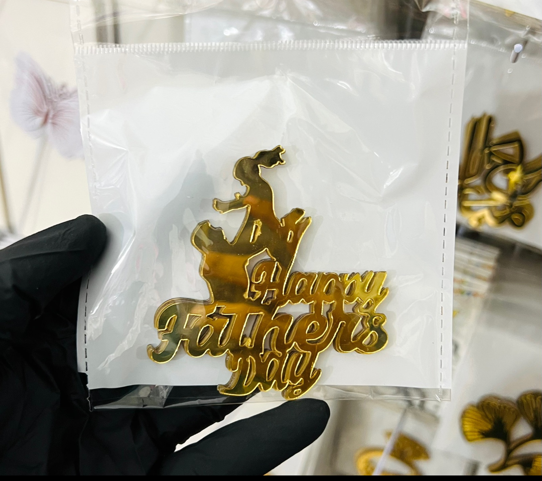 Father's Day Acrylic Tags Pack of 5Pcs (design 6)