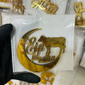 Eid Ul Ahda Acrylic Tags Design 3 (Pack of 5Pcs)