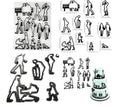 11pcs Family Themed Fondant Cutter