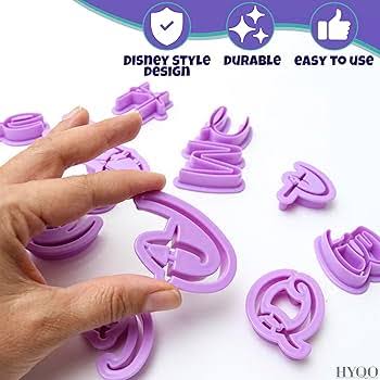 26Pcs Disney Alphabet Cutter Set