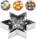 5pcs Star Shaped Cookie Cutter