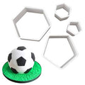 4pcs Football Plastic Cookie Cutter