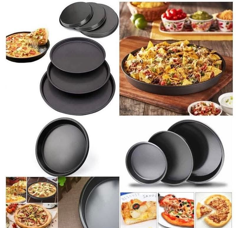 3pcs Nonstick Pizza Tray