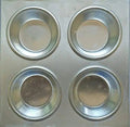 4 Cavity Cupcake Tray