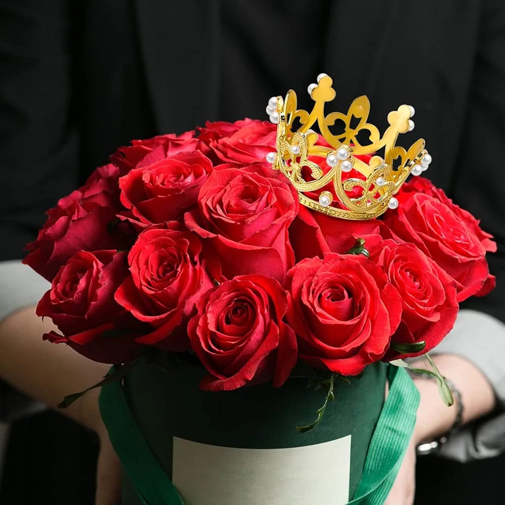 Mini Golden Crown Topper