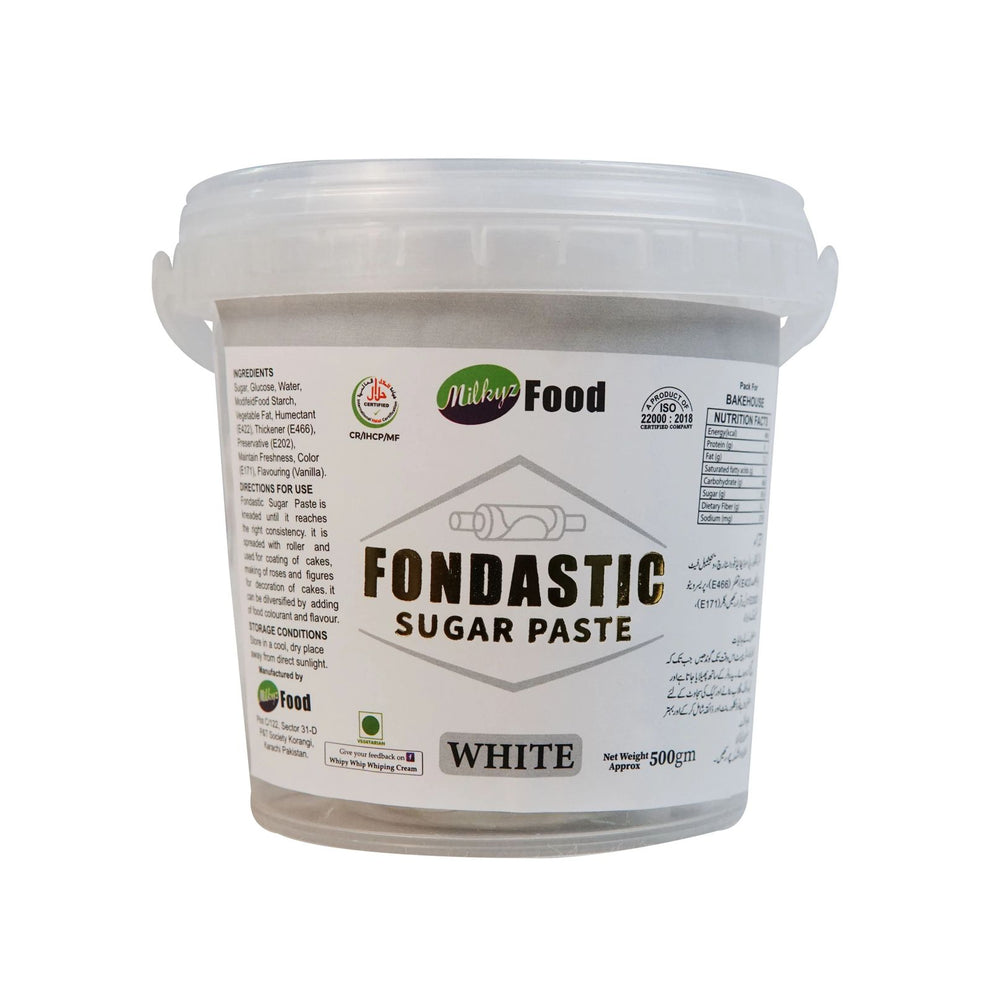 Milkyz Food Fondastic White Fondant 500gm