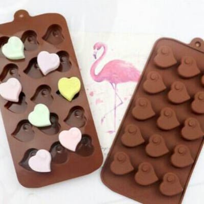 15 Cavity Heart Chocolate Mold