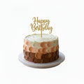 Happy Birthday Acrylic Cake Topper (Design 2)