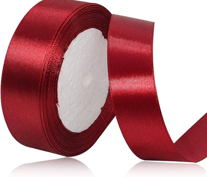 Burgundy Ribbon 1 Inch