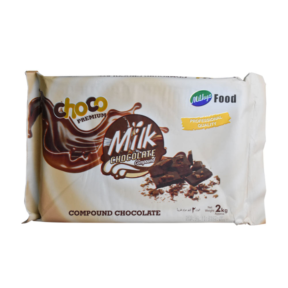 Milkyz Food Milk Chocolate 2kg Slab