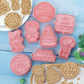 8pcs Birthday Themed Cookie Cutter