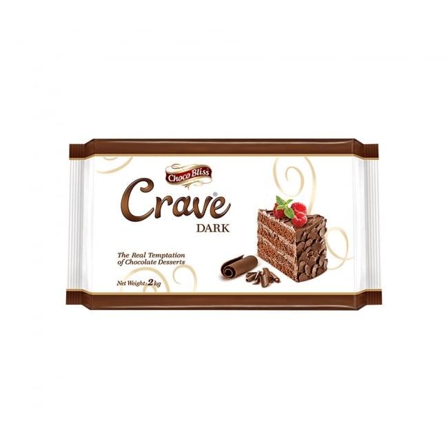 Crave Dark Chocolate 2kg  Slab