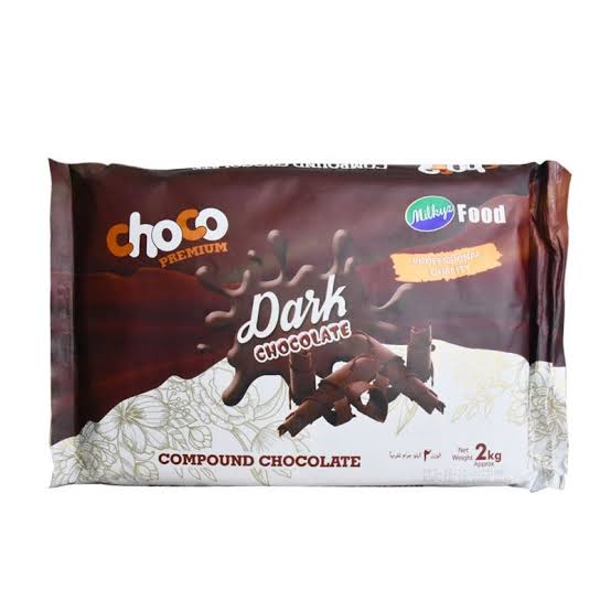 Milkyz Food Dark Chocolate 2kg Slab