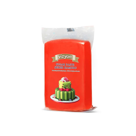 Vizyon Red Fondant 500gm