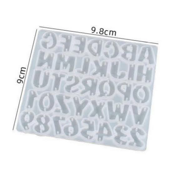 40 Cavity Alphabet & Number Silicone Fondant Mold