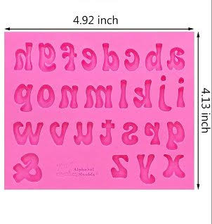 Alphabet Silicone Fondant Mold