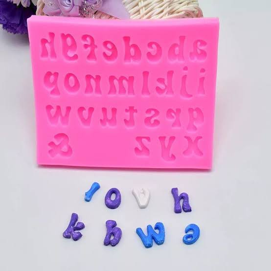 Alphabet Silicone Fondant Mold